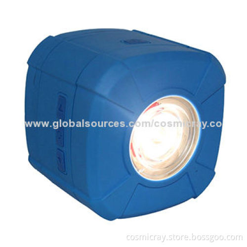 2014 Newest Portable Bluetooth Speaker with LED Light, Supports Remote Control Operating